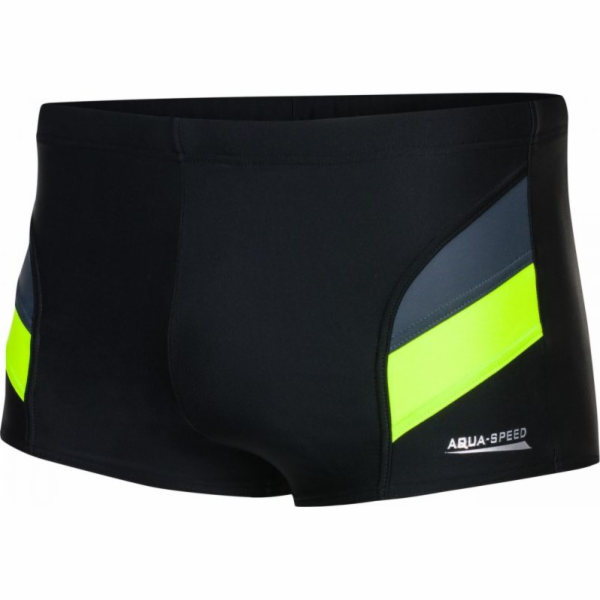 Aqua-Speed Plavecké kraťasy ARON černo-zelené M-5XL Aqua ...