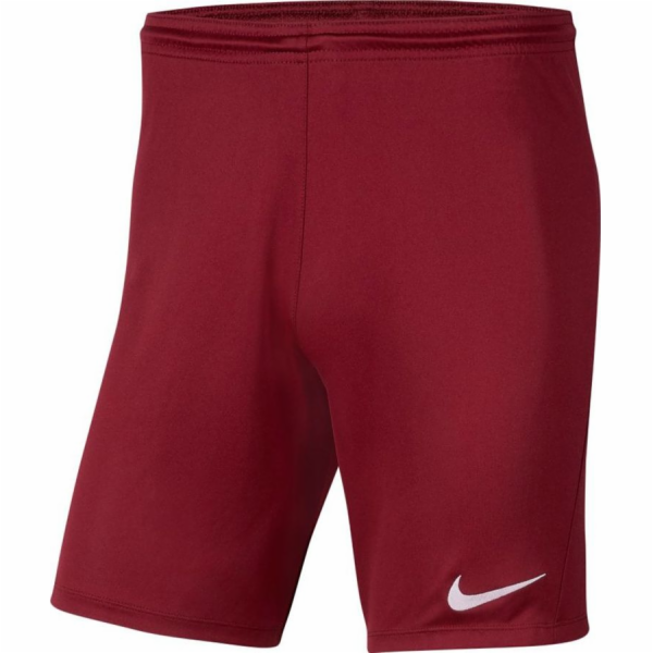 Nike Pánské vínové kraťasy Park III, velikost L (BV6855 677)