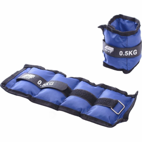 Victoria Sport Závaží na suchý zip 2x0,5kg modré
