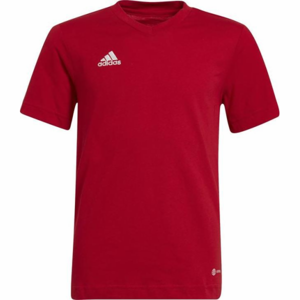 Adidas Dětské sportovní tričko TEE červené bavlněné 116 -...