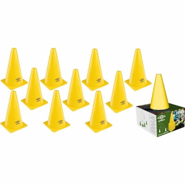 Umbro Sada tréninkových kuželů, výška 23,5 cm, 10 ks UMBRO