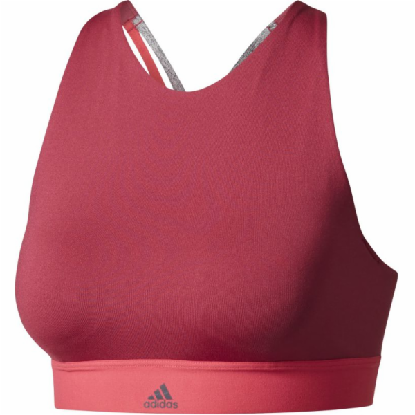 Adidas Halter Bra červená velikost XXS (BR5216)