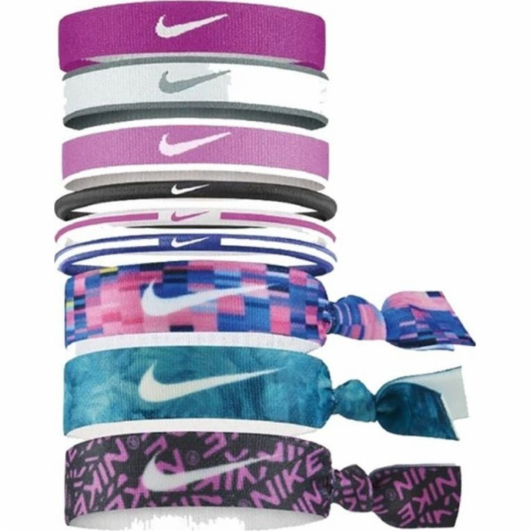 Nike Čelenky Mixed, 9 ks, 3 šířky, vícebarevné