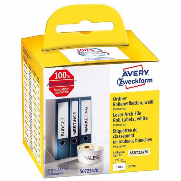 Avery Zweckform ZF UNIVERZÁLNÍ ETIKETA NA ROLI 190X38 110...