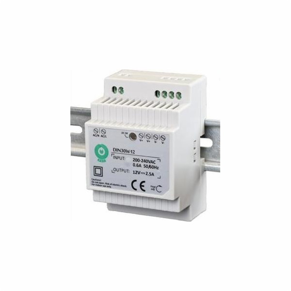 Eura NAPÁJECÍ ZDROJ DIN   EURA   DIN30W12 12V 2,5A DC