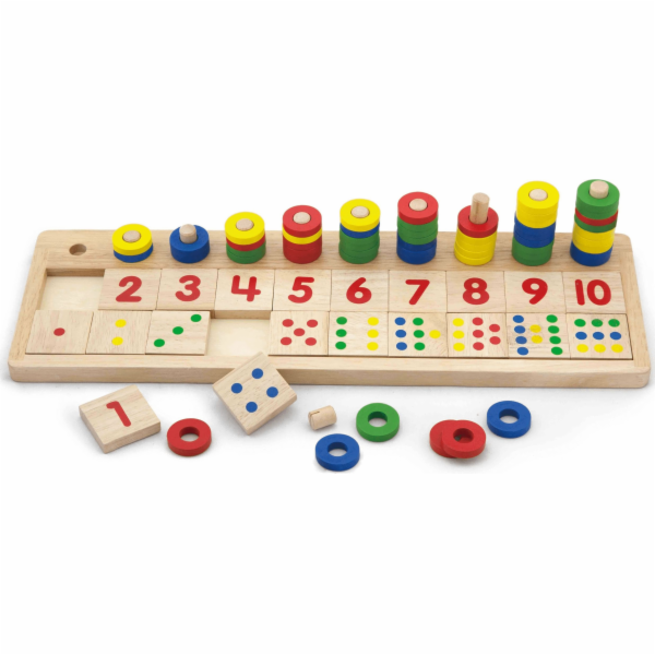 Viga Vzdělávací puzzle pro učení počítání