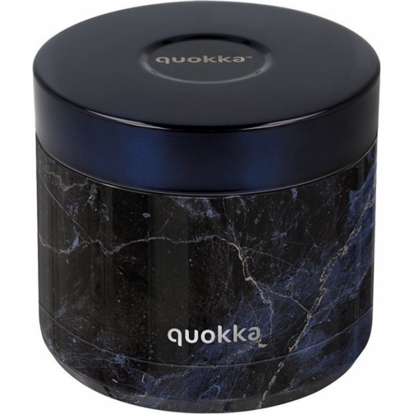 Quokka Termoska Marble Lunch 0,6 l černá a modrá