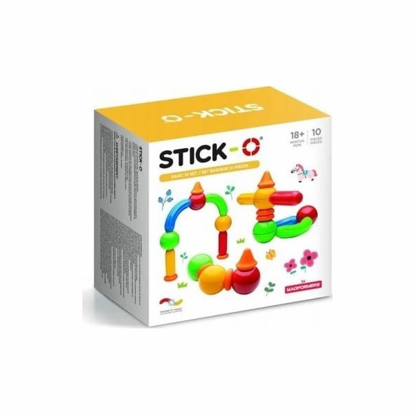 Magformers Stick-O Basic magnetické bloky 10 kusů (005-90...