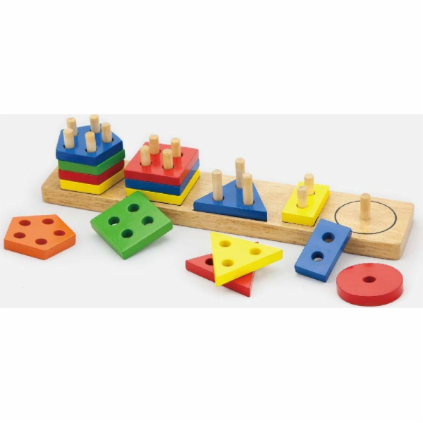 Viga Viga 58558 Bloky s třídičem tvarů - geometrické obra...