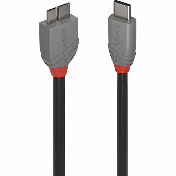 Lindy USB kabel USB-C - micro-B 2 m černý (36622)