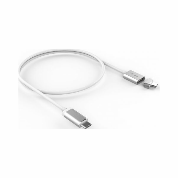 LMP Kabel USB-C - USB-C 1,8 m bílý (magnetický bezpečnost...