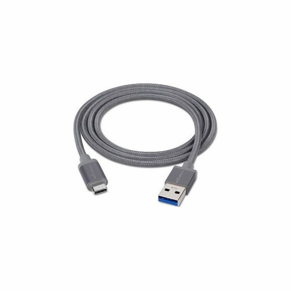 Innergie Kabel USB-A - USB-C 1 m šedý (3082186301)