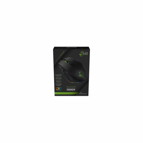 MediaRange MYŠ USB OPTICKÁ ČERNÁ/MRGS203 MEDIARANGE