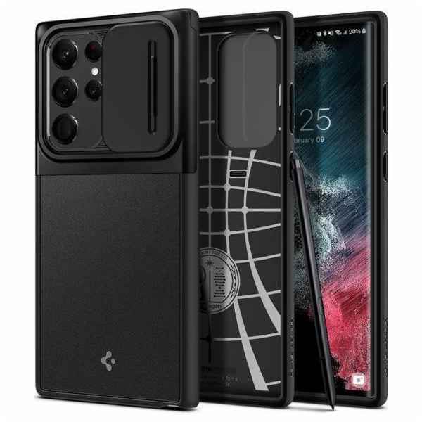 Spigen Optik Armor Samsung S908 S22 Ultra černá/černá ACS...