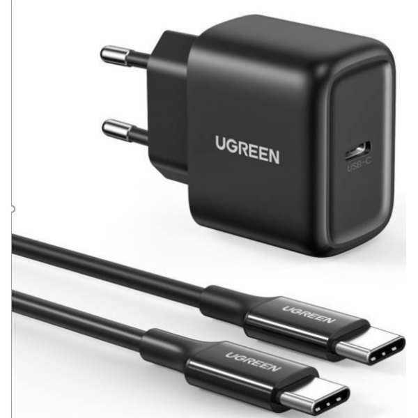 Ugreen Nabíječka UGREEN CD250 do sítě, 25W, USB-C (černá)...
