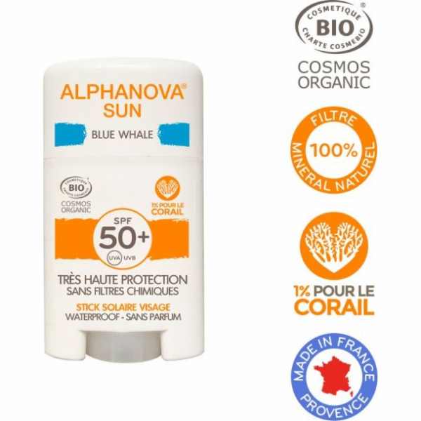 Alphanova Alphanova Sun, tyčinka na opalování, SPF50+, Mo...