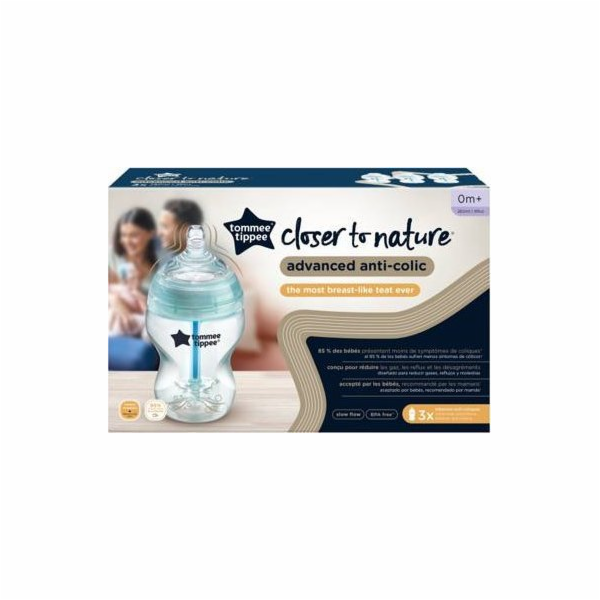 Tommee Tippee Láhev Advanced Antikoliková 3*260 Tommee Ti...