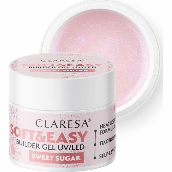Activeshop Claresa stavební gel Soft&Easy gel sladký cukr...