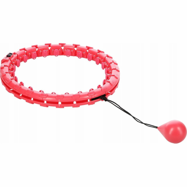 NoName FH01 ČERVENÝ HULA HOP SE ZÁVAŽÍ