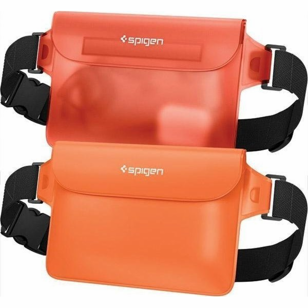 Spigen Univerzální vodotěsné pouzdro a ledvinka oranžová ...