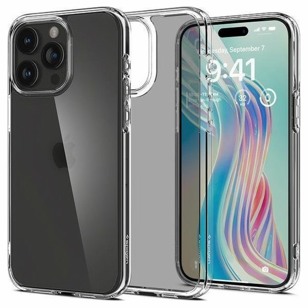 Spigen Ultra Hybrid iPhone 15 Pro Max 6.7 matně čirý ACS0...