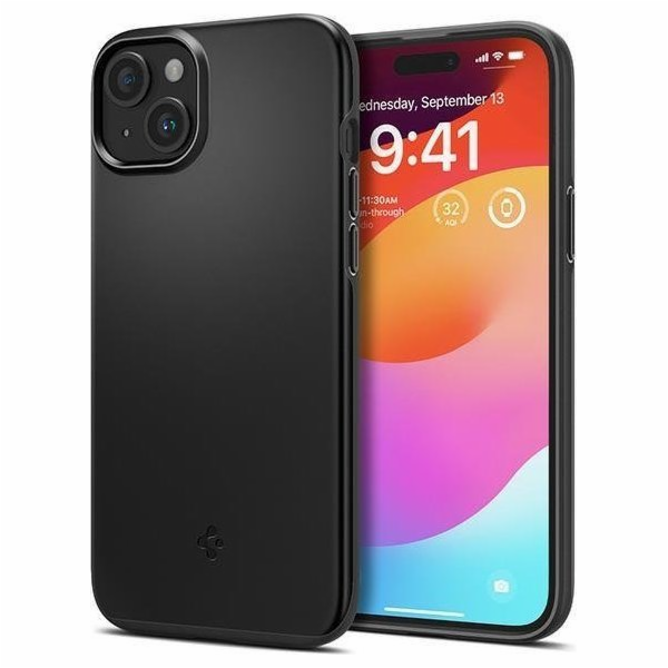 Spigen Thin Fit pro iPhone 15 6.1 černá/černá ACS06776