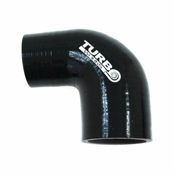 TurboWorks redukce 90 stupňů TurboWorks černá 76-114 mm