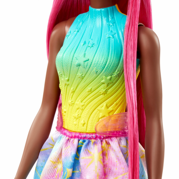 Mattel Panenka Barbie Jednorožec s dlouhými vlasy HRR01