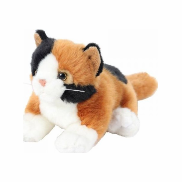 Beppe Maskot kočka ležící hnědá 30 cm