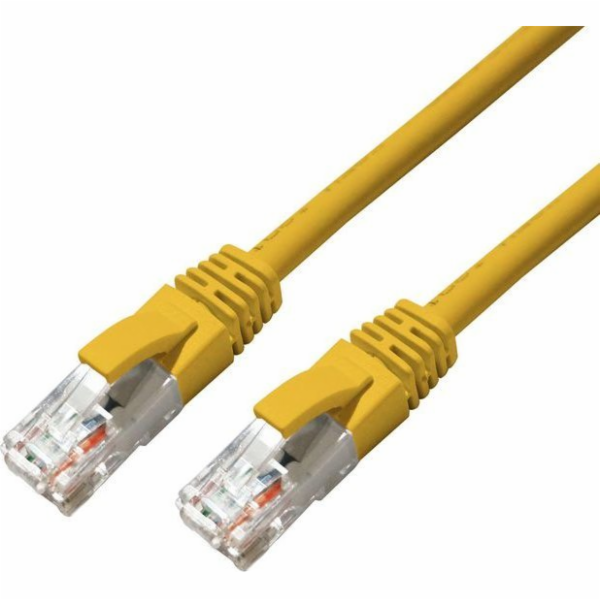 MicroConnect CAT6A UTP 15m žlutý LSZH