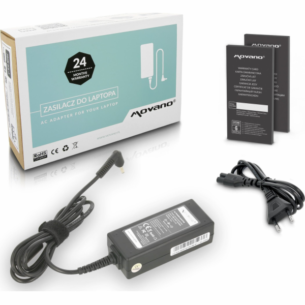 Movano Nabíječka pro notebook 19V 2,37A 45W 4,0x1,35mm