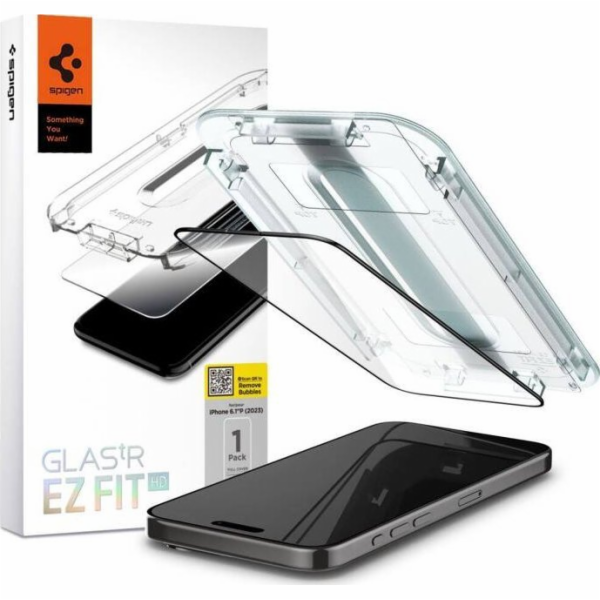Spigen Tvrzené sklo - Glas.tr ”ez Fit” pro iPhone 15 Pro ...