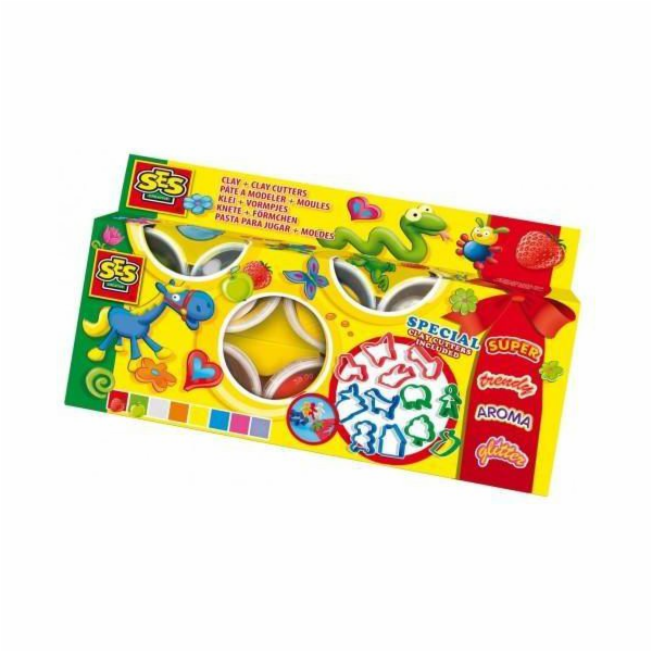 SES Play-Doh - Sada 8 barev + 12 formiček - 192546