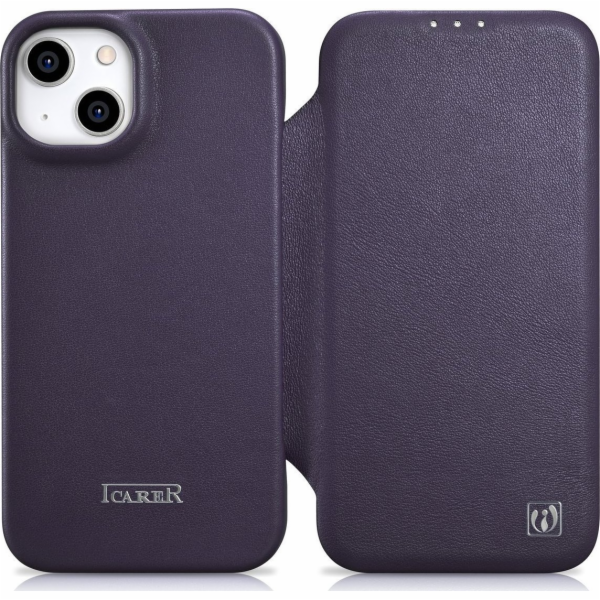 iCarer iCarer CE Premium Leather Folio Case iPhone 14 Plu...
