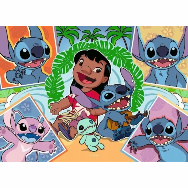 Ravensburger Puzzle 4x100 dílků Disney Stitch