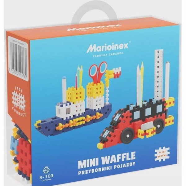 Marioinex Mini Waffle stavebnice - nářadí do vozidel 140 ...