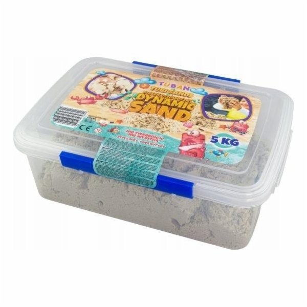 TUBAN Dynamický písek - přírodní 5kg krabice (GXP-875910)