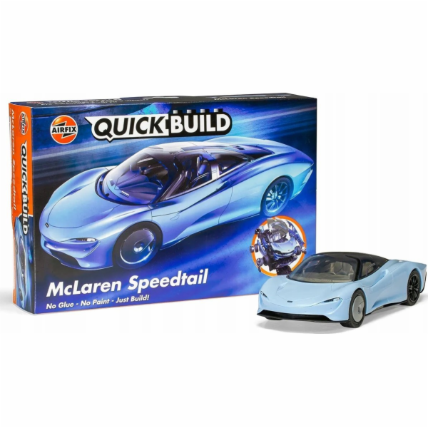 Airfix Plastikový model letadla Quickbuild McLaren Speedtail