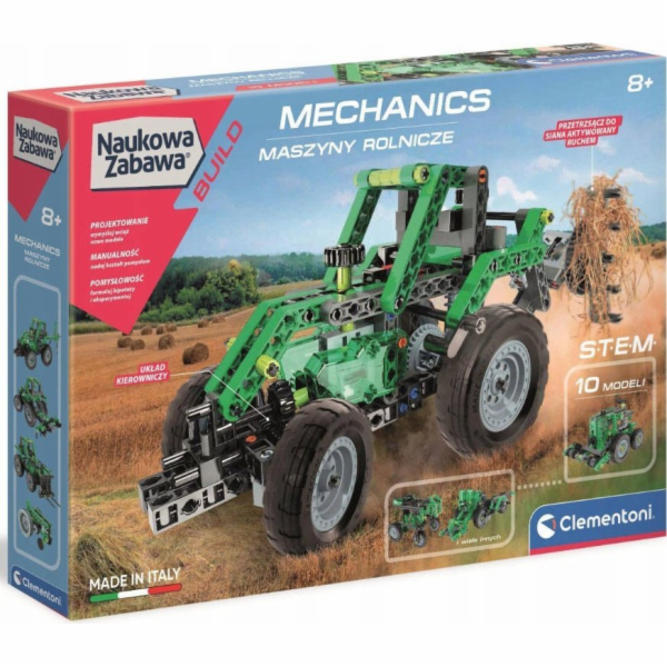 Clementoni Stavebnice Mechanická laboratoř Zemědělské stroje