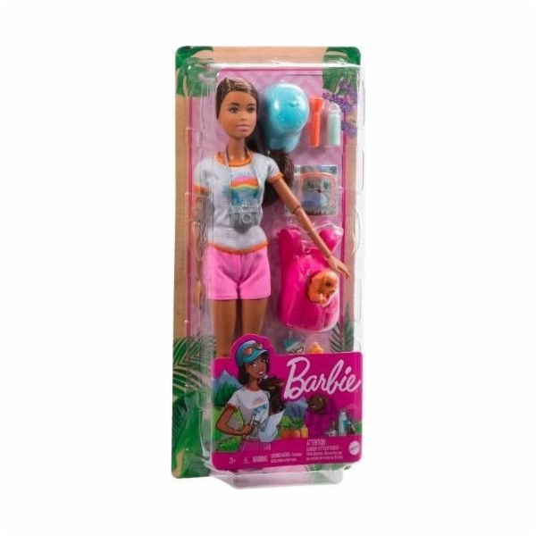 Mattel Panenka Barbie Panenka Barbie s batohem Relaxace H...