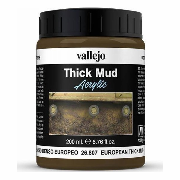 Vallejo Husté bahenní textury 200ml Evropské bahno