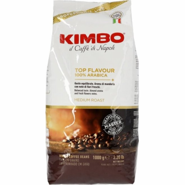 Kimbo kávová zrna Top Flavour 1kg