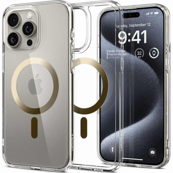 Spigen Kryt Ultra Hybrid MagSafe Gold pro iPhone 15 Pro