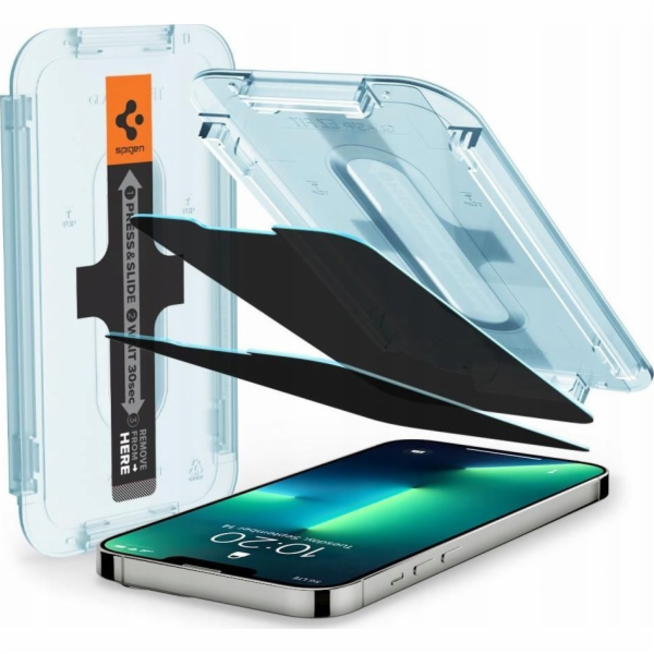 Spigen Ochranné pouzdro Glass TR EZ Fit HD Privacy pro iP...