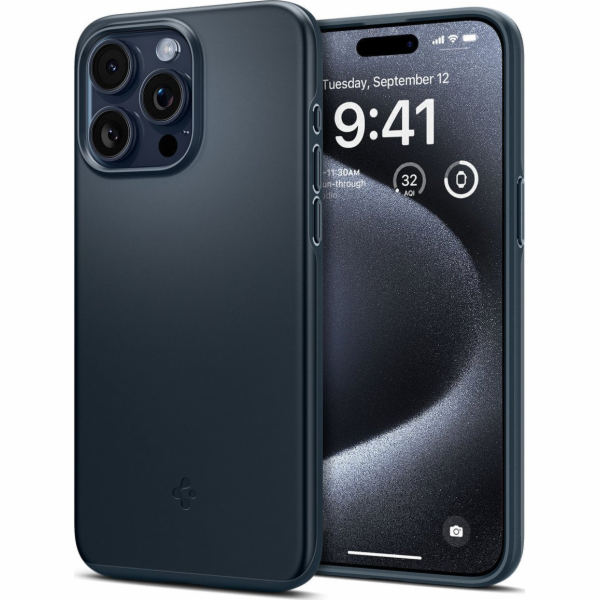 Spigen Thin Fit, kovový kryt pro iPhone 15 Pro