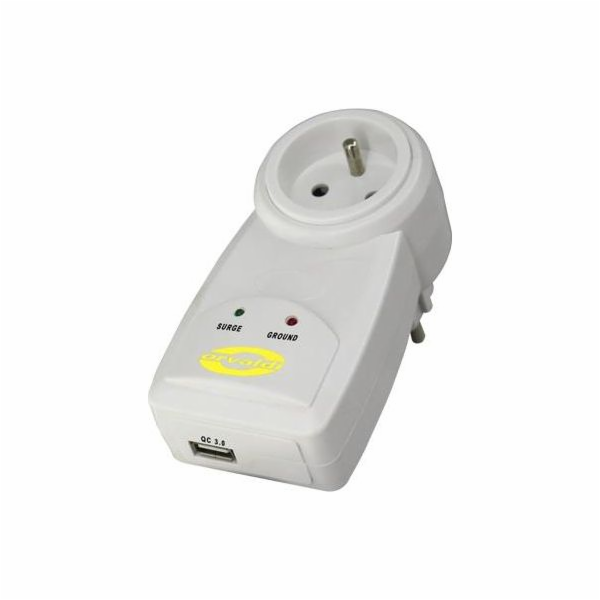 Orvaldi ORV-1PL přepěťová ochrana prodlužovací kabel 1 zá...