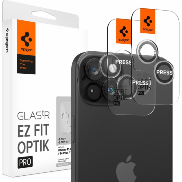 Spigen Spigen Glass TR EZ Fit Optik Pro 2 ks, křišťálově ...