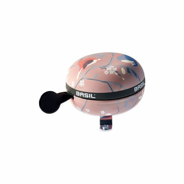 Basil Zvonek na kolo BIG BELL 80mm, orchidejově růžový (B...