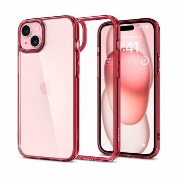 Spigen Ultra Hybrid, červený krystal - iPhone 15