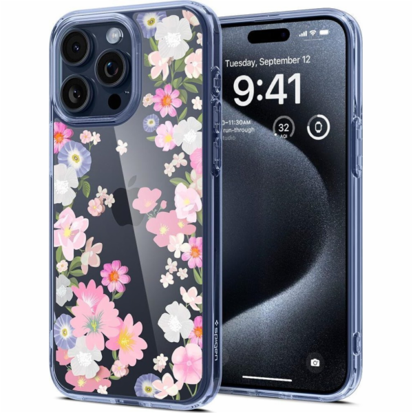 Spigen Spigen Ultra Hybrid, květ - iPhone 15 Pro